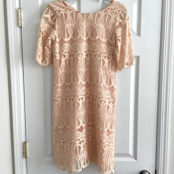 Cocktail Lace Dress in Whisper Pink
BCBGeneration - Picture 6 of 6